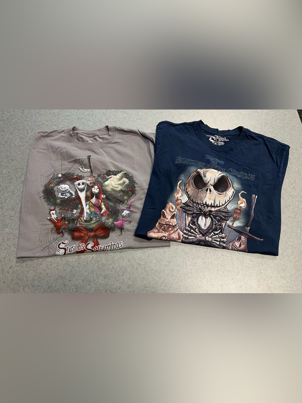 Disney Nightmare Before Christmas Shirt BUNDLE—Size Medium